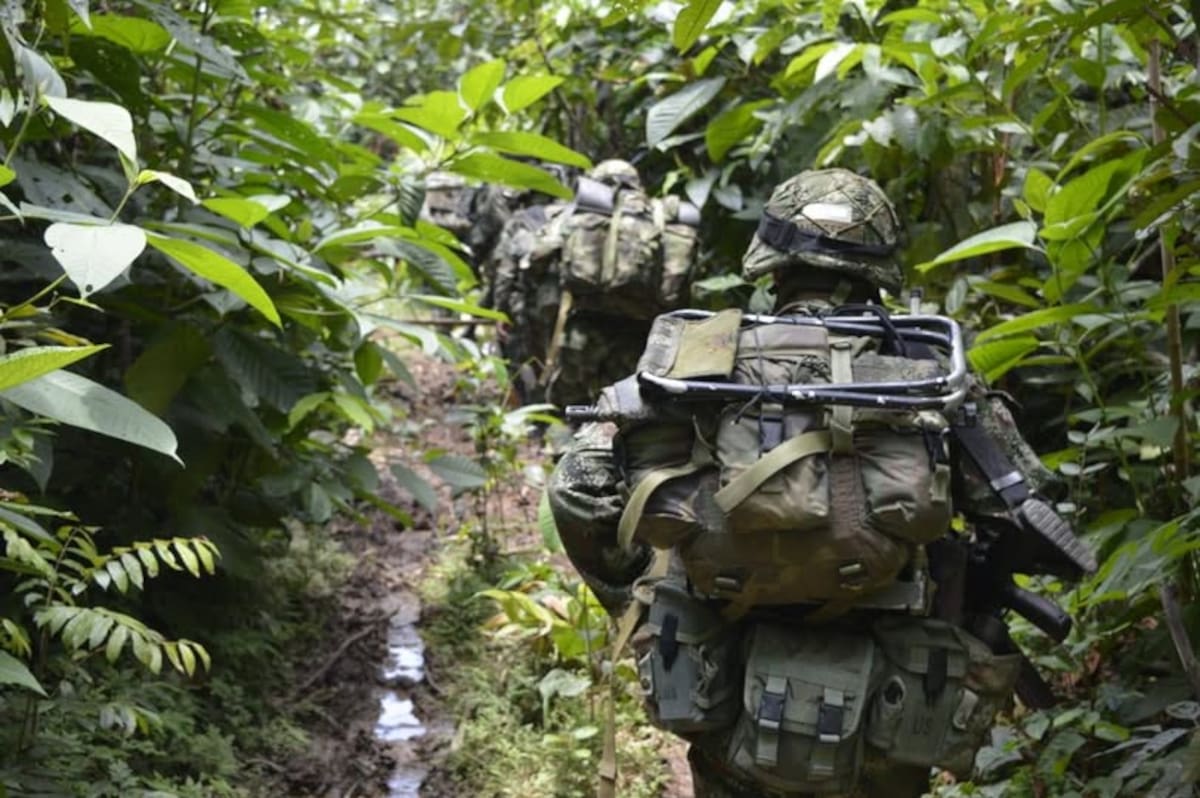 El Ejército reportó la incautación de diez toneladas de coltán en Vichada, un cargamento valorado por las autoridades en cerca de $16.000 millones y presuntamente relacionado con el ELN. Foto: Ejercol
