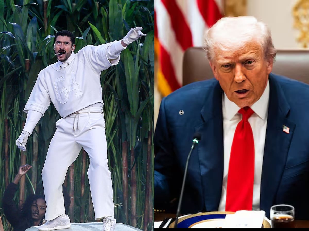 Trump se había opuesto anteriormente en público a la designación de Bad Bunny como protagonista del entretiempo de la Super Bowl. | Foto: EFE