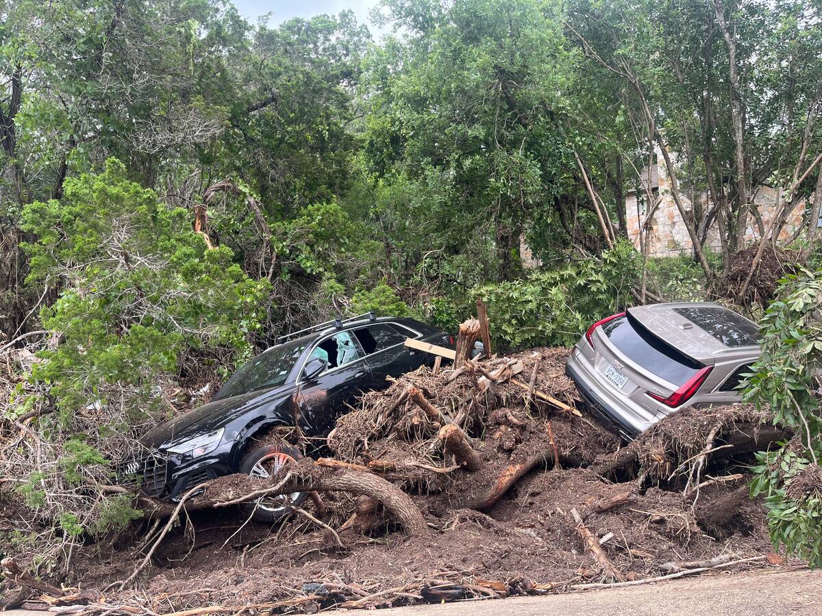 Vista general este domingo, 6 de julio, de los estragos ocasionados por las inundaciones en el área rural de Kerrville (Texas, EE.UU.). EFE/VANGUARDIA