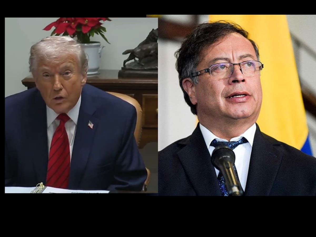 Trump pone bajo amenaza al Presidente Gustavo Petro: advierte ataques si no frena la cocaína. | Foto: Vanguardia