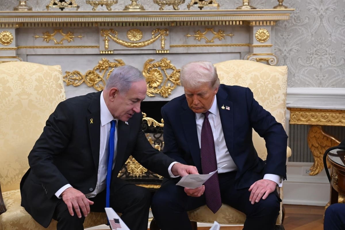 Benjamin Netanyahu y Donald Trump. // Foto: Colprensa.