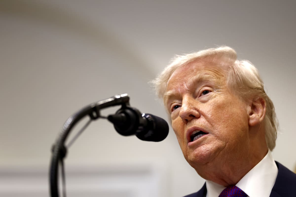 Fotografía del presidente de Estados Unidos, Donald Trump en Washington, DC, EE. UU. EFE/Will Oliver