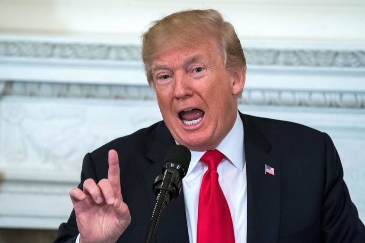 El presidente Donald Trump dijo que está dispuesto a enfrentarse a la Asociación Nacional del Rifle, NRA. (Foto: EFE/VANGUARDIA LIBERAL )