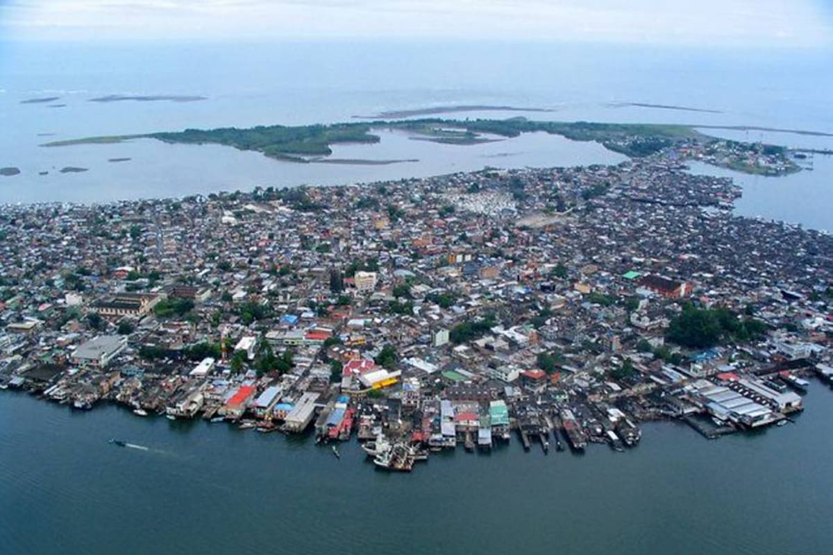 Imagen aérea de Tumaco en la actualidad (Foto: Colprensa/ VANGUARDIA)