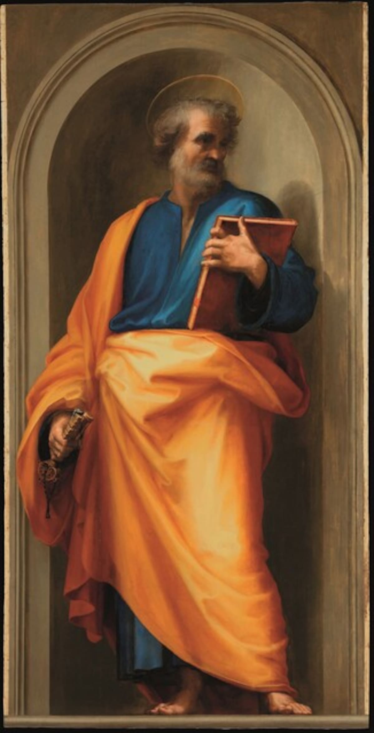 Las túnicas de San Juan y San Pedro duraron unos cinco años de proceso de restauración. Colprensa / VANGUARDIA