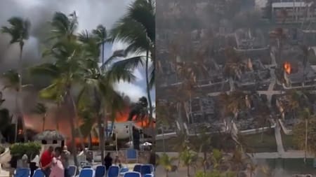 Turista italiana muere tras voraz incendio en un lujoso hotel: miles de huéspedes fueron reubicados