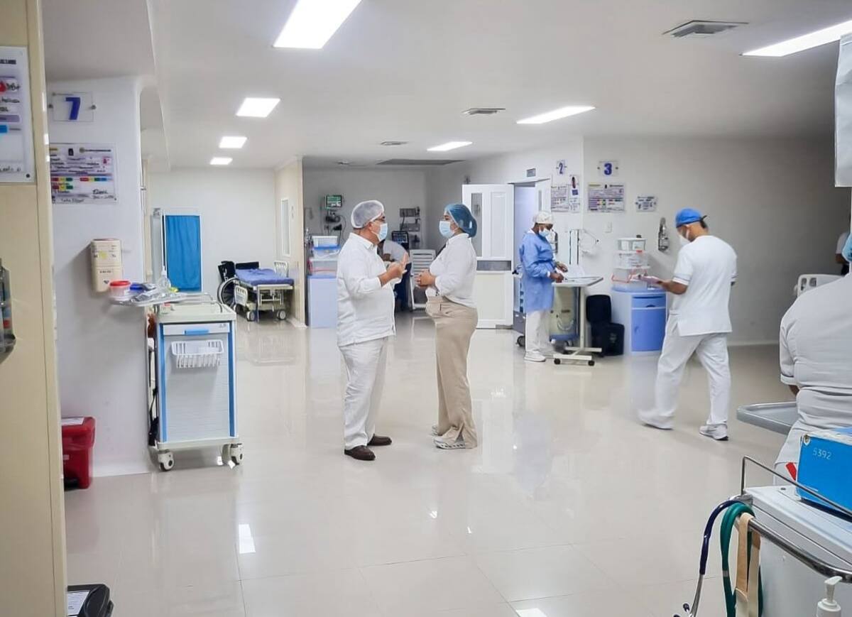 La Unidad de Cuidados Intensivos del Hospital Regional del Magdalena Medio es operada por la IPS Salud Vital.