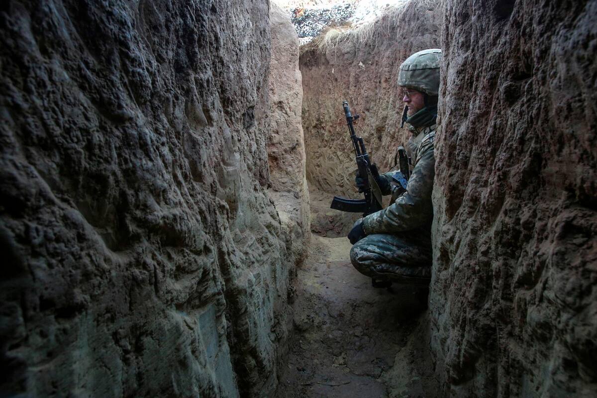 Ayer se reportó un importante intercambio de artillería entre las fuerzas ucranianas y las repúblicas autoproclamadas prorrusas del Donbás. EFE / VANGUARDIA