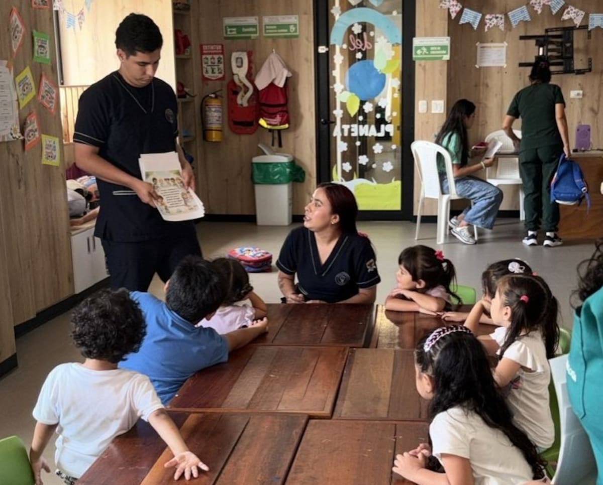 Una jornada, liderada por la Udes, enseñó a niños a cuidar su respiración y audición.