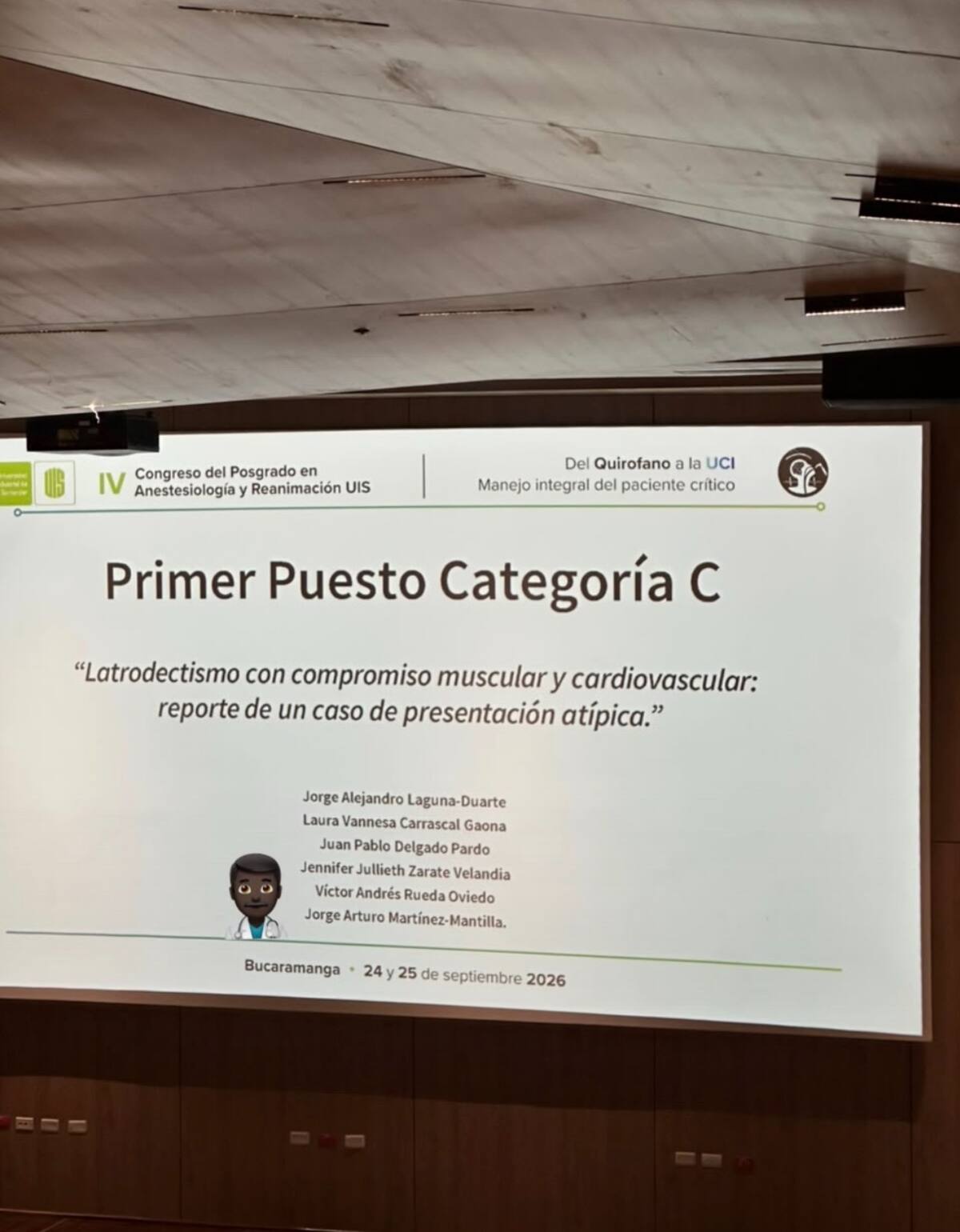 Reconocimiento para el santandereano Víctor Andrés Rueda Oviedo.