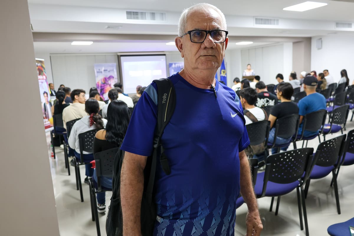 Eliodoro Ramírez Carvajal, estudiante del Técnico Laboral en Auxiliar de Servicios de Recreación y Deportes. - UDES /VANGUARDIA