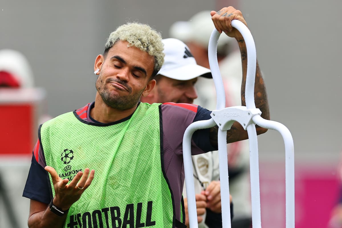 Munich (Germany), 09/09/2026.- Luis Diaz of Munich attends the teams training session in Munich, Germany, 09 September 2026. Bayern Munich will face FK Bodø/Glimt on 10 September 2026 in Munich. (Liga de Campeones, Alemania) EFE/EPA/ANNA SZILAGYI