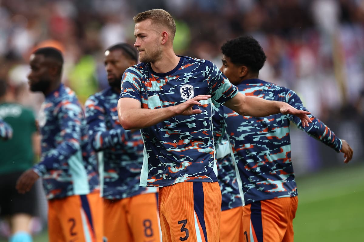 Matthijs de Ligt, defensa de Países Bajos. EFE/EPA/ANNA SZILAGYI