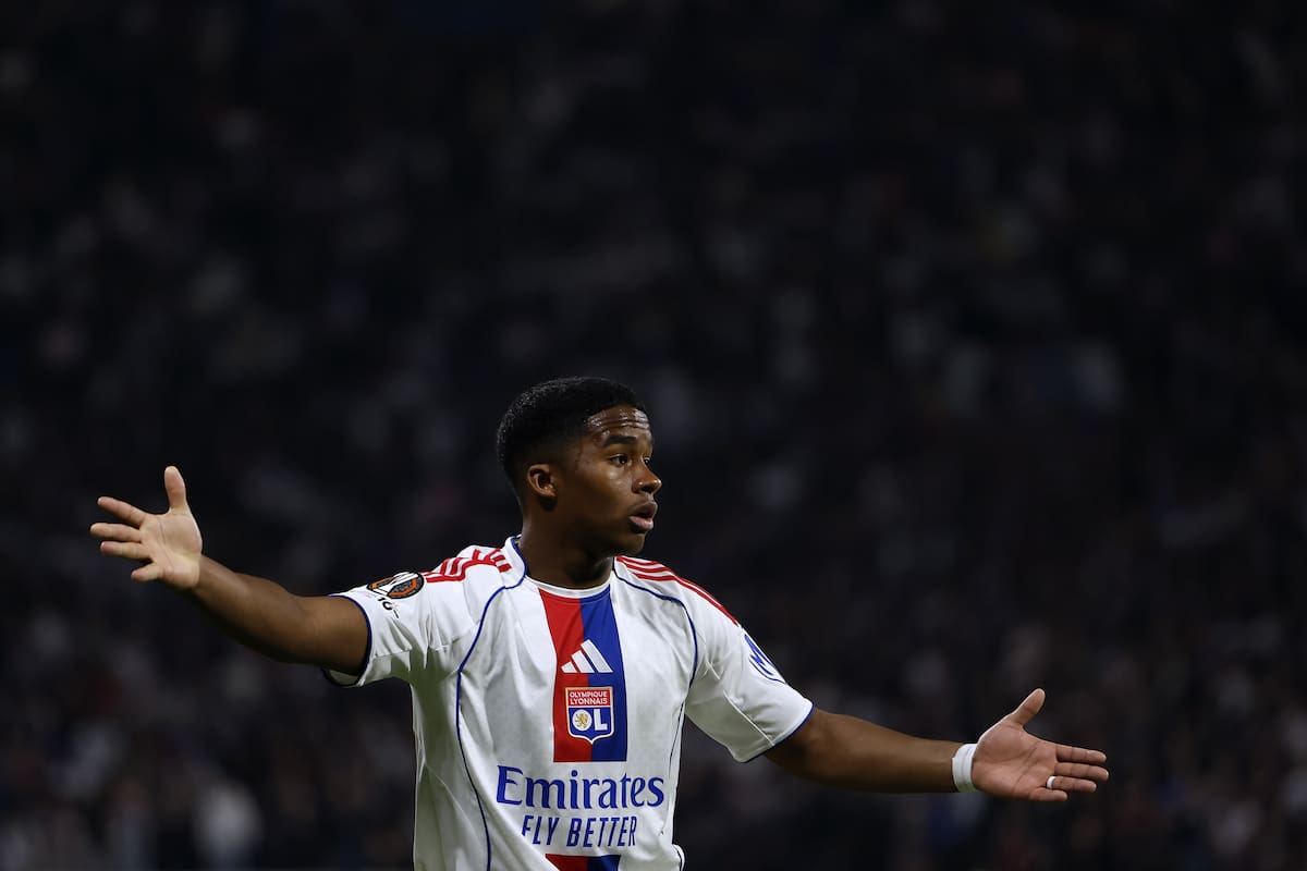Lyon (France), 19/03/2026.- Endrick of Olympique de Lyon reacts during the UEFA Europa League round of 16 second leg soccer match between Olympique de Lyon and Celta Vigo in Lyon, France, 19 March 2026. (Francia) EFE/EPA/GUILLAUME HORCAJUELO