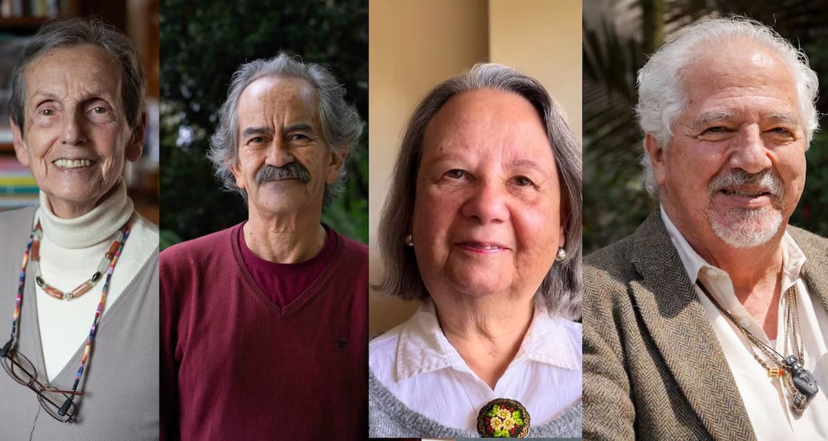 De izquierda a derecha: Florence Thomas, Jorge Cardona, Irene Vasco y Diego Rosselli. (Fotos suministradas / VANGUARDIA)
