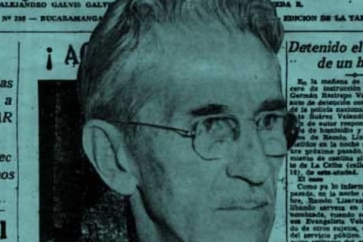 Un diálogo entre historia, prensa y región: conversatorio virtual sobre Alejandro Galvis Galvis. Foto Archivo/VANGUARDIA