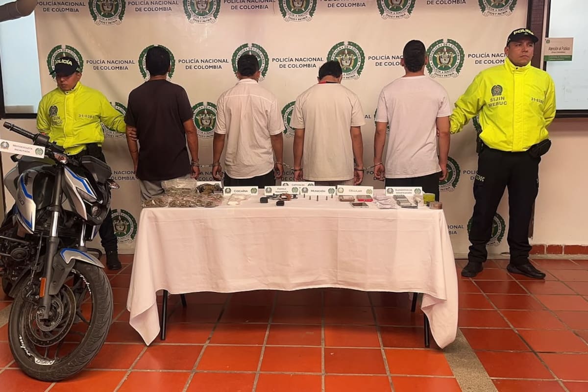Un inmueble sería usado para vender droga en Piedecuesta: cuatro capturados