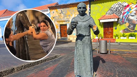 De la fiesta al escándalo: identifican a turista que tumbó una estatua mientras bailaba en Cartagena