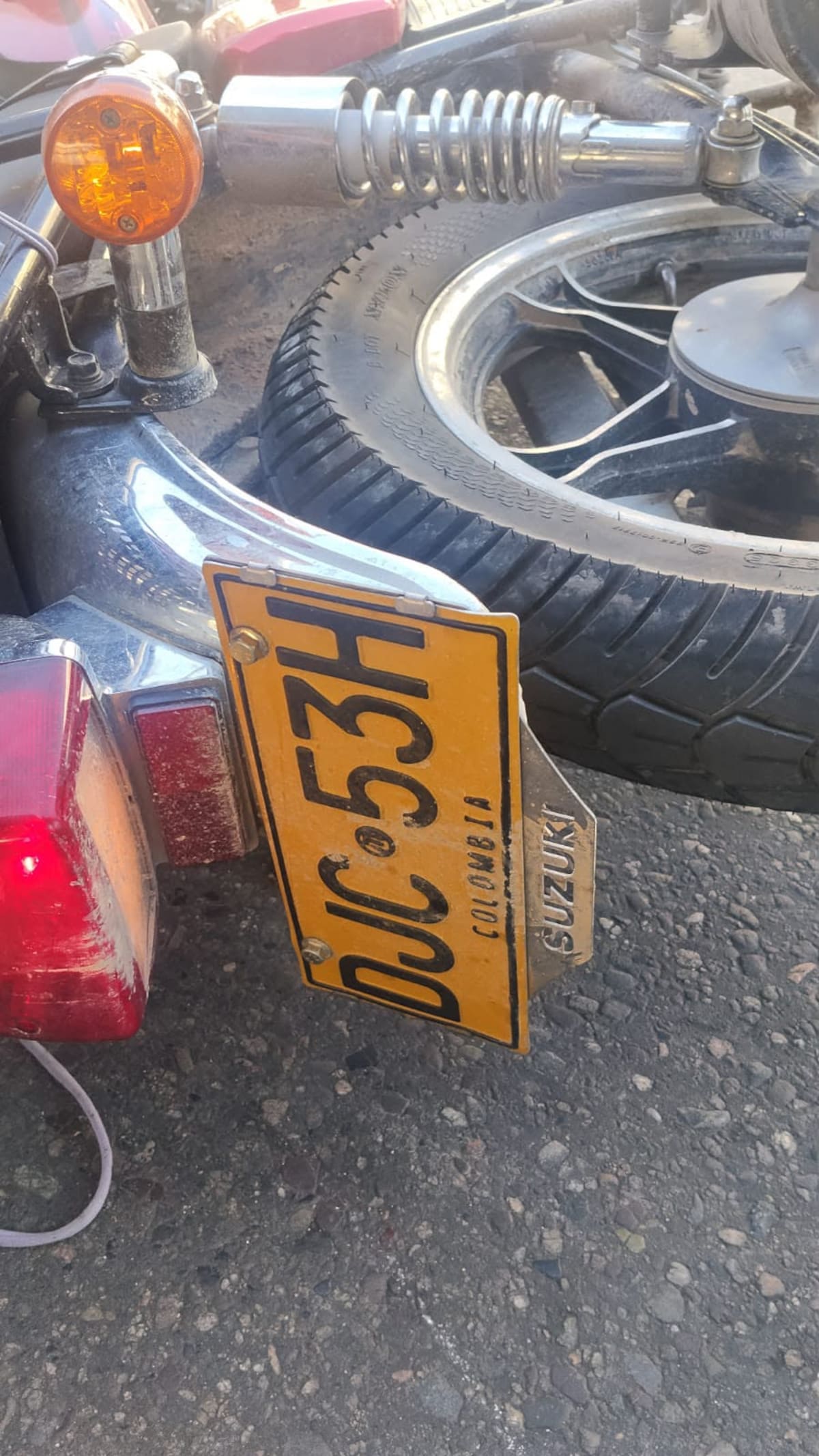 Unidades de Tránsito de Girón atendieron el accidente y realizaron la inspección en el lugar.