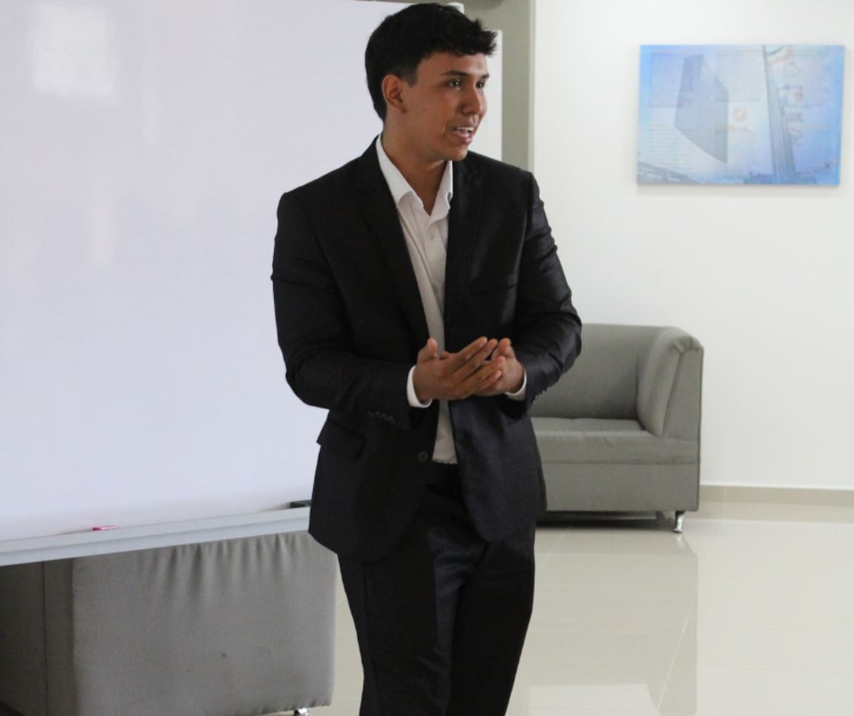 Juan Sebastián Villafany, futuro profesional de la Comunicación Social de la UDES.
