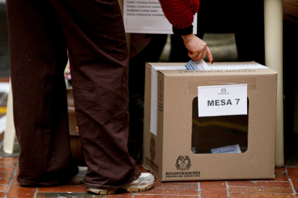 Urna de las elecciones 2026 en Colombia. // Foto: Colprensa - Lina Gasca.