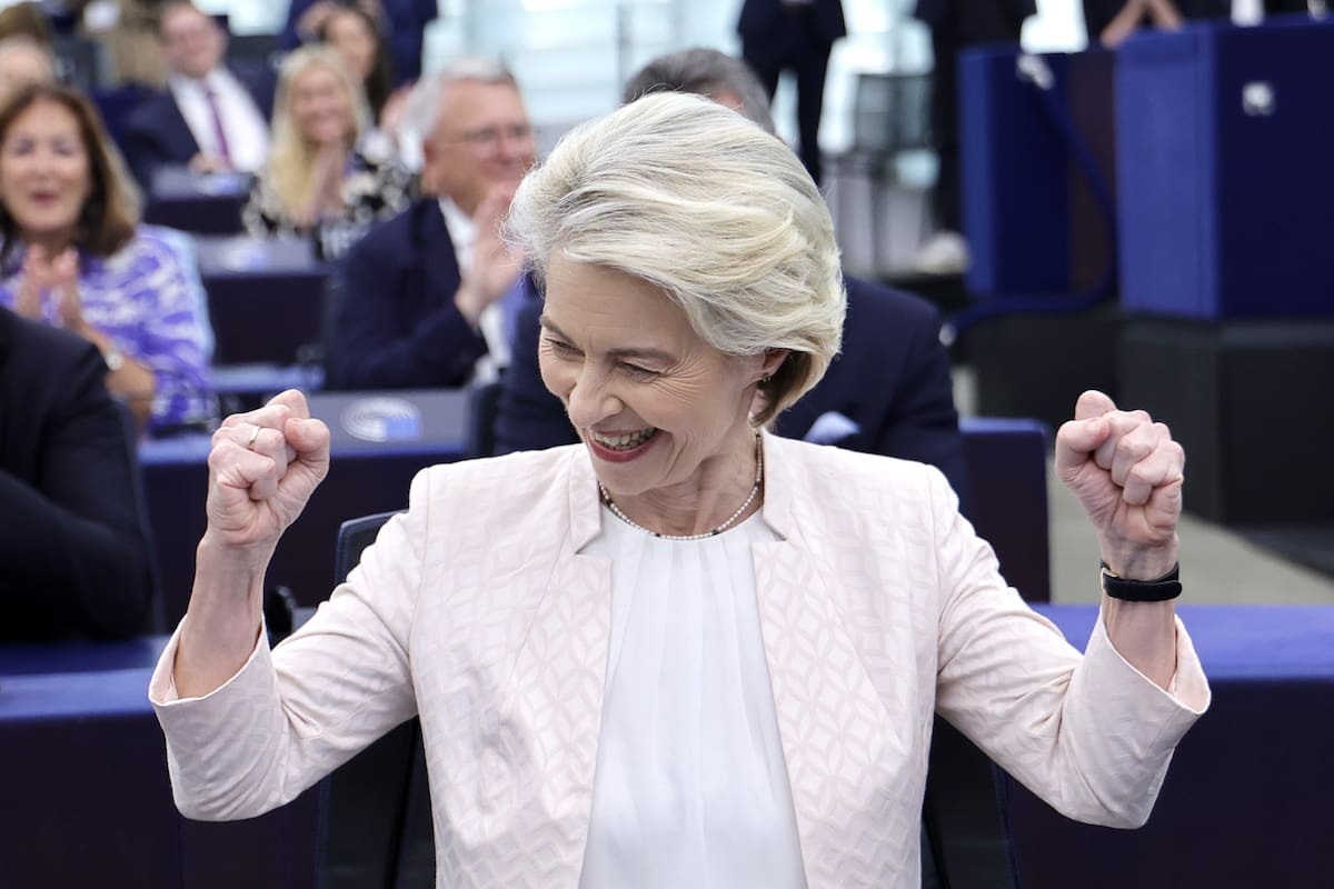 Ursula Von der Leyen, reelegida como presidenta de la Comisión Europea cinco años más. //EFE