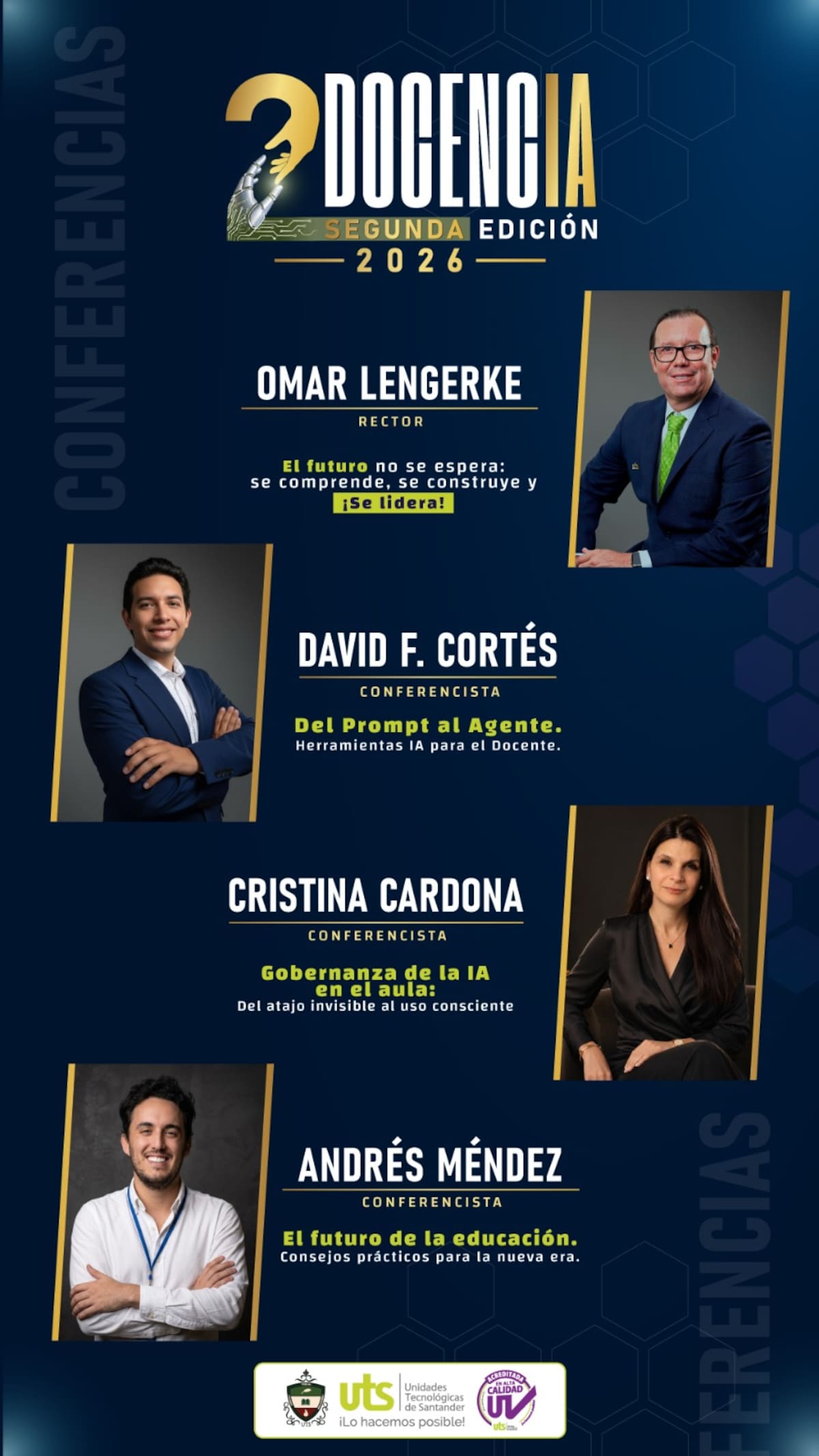 Invitados a la segunda edición de Docencia 2026.