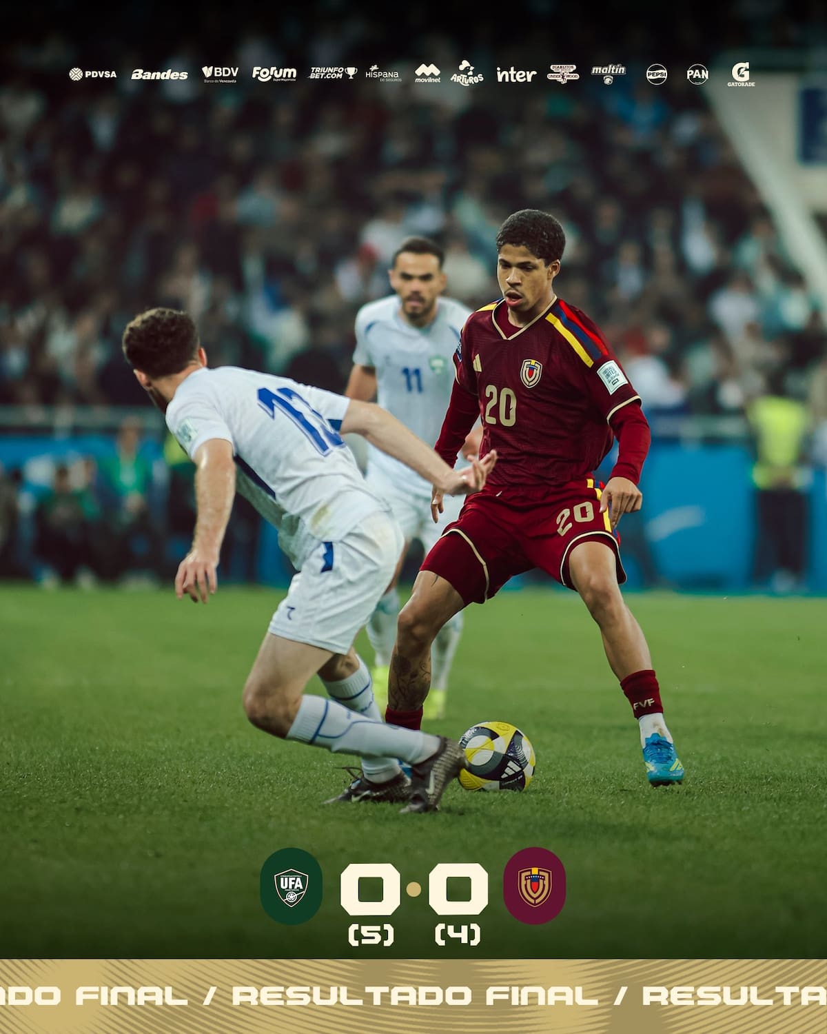 Uzbekistán no para: derrota a Venezuela, extiende su invicto y lanza seria advertencia a Colombia para el Mundial 2026. Foto: Venezuela