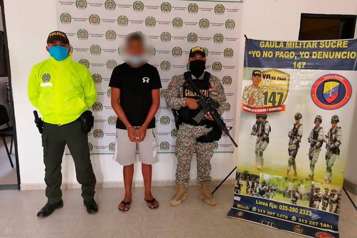 En cumplimiento de una orden fue capturado alias ‘Valenciano’.