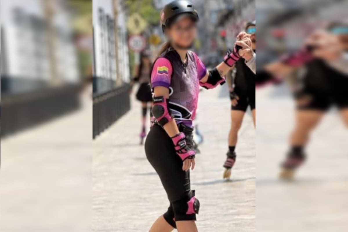 Valeria Pérez Zapata era amante del patinaje.