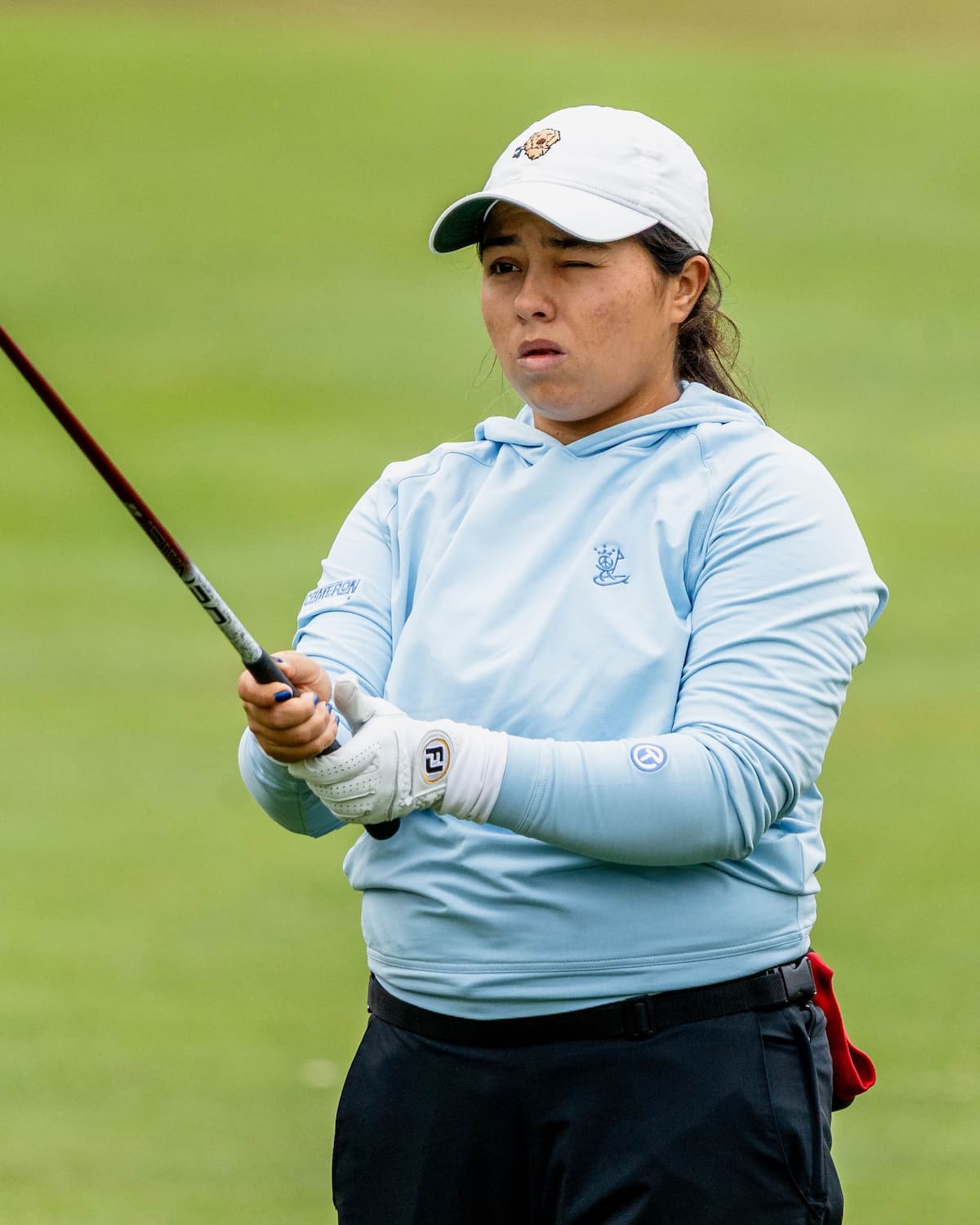 La deportista santandereana Valery Plata finalizó en el puesto 15 del IOA Golf Classic, disputado en el Alaqua Country Club, donde registró un total de 209 golpes (-4) luego de rondas de 72, 70 y 67. Foto: Fedegolf.