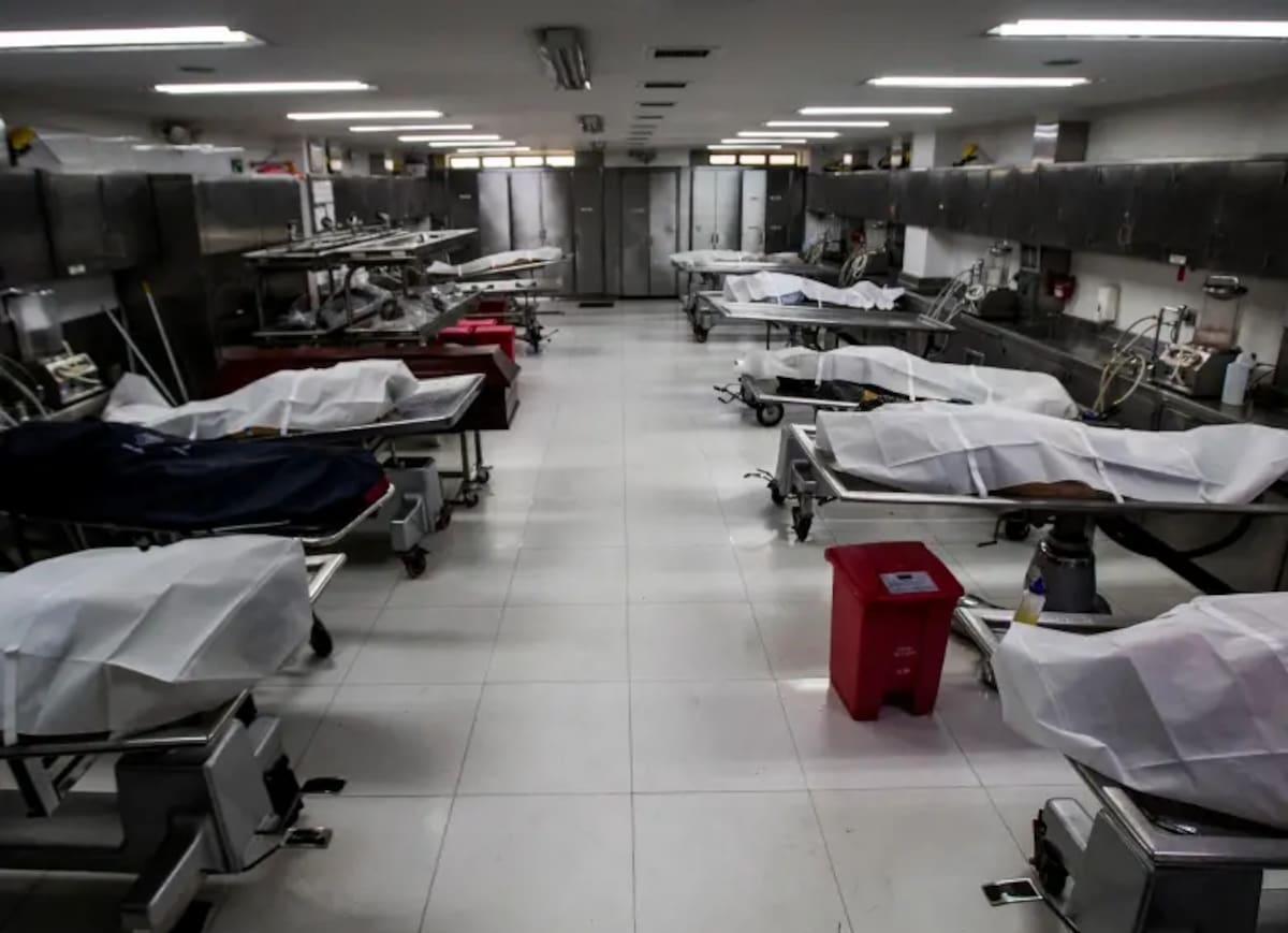 Imagen de una morgue.