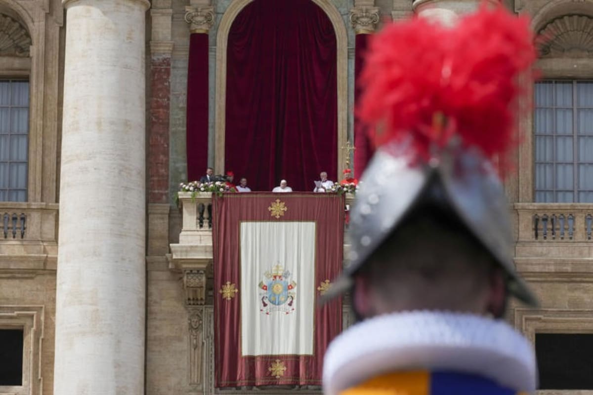 El balcón desde se anunciará el nuevo papa.