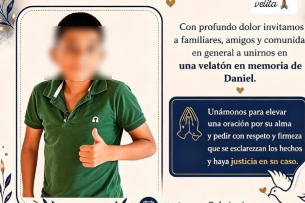 Velatón de justicia por muerte del menor Daniel Felipe en Tona, Santander