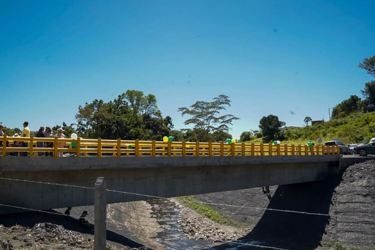 La estructura fue entregada por la Gobernación de Santander.