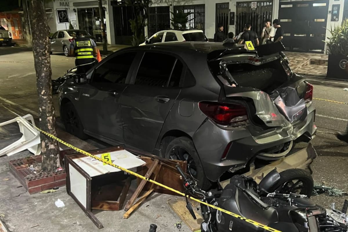 Vendedor de chance fue arrollado tras choque múltiple en Santander