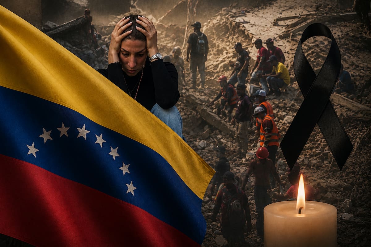 El duelo nacional permanecerá vigente durante siete días como homenaje a las víctimas de los terremotos y en solidaridad con las familias afectadas por la tragedia. Foto Canva // Efectos apoyo IA.