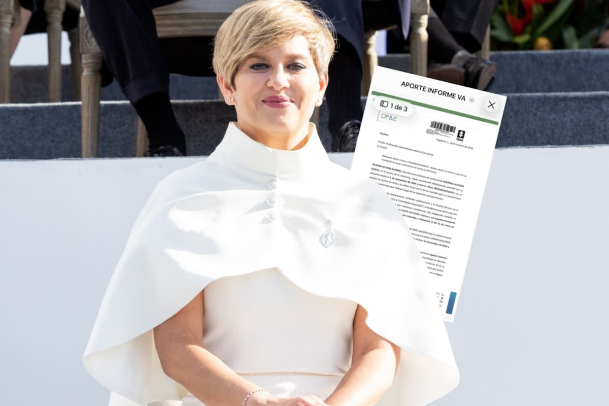 Verónica Alcocer, exprimera dama de Colombia. Su defensa entregó a la Fiscalía un informe sobre el desplazamiento que realizó a Venezuela en enero de 2023.