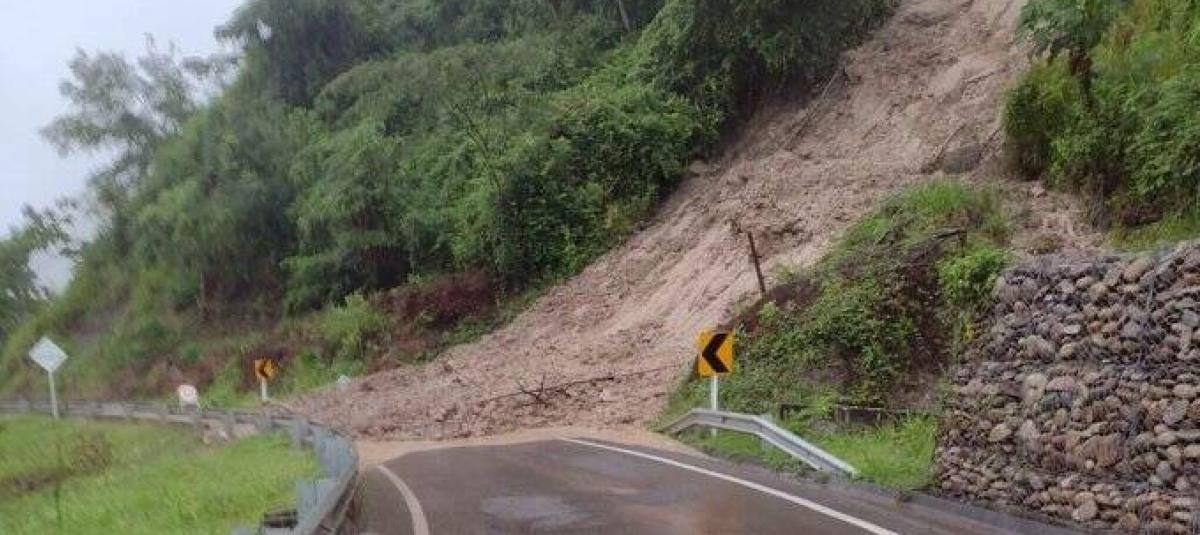 Cierre total en la vía entre Bucaramanga y Barrancabermeja por derrumbe.
Foto: archivo.