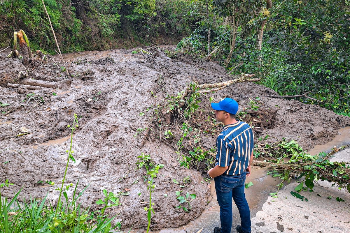 Las lluvias ocasionaron la emergencia.
