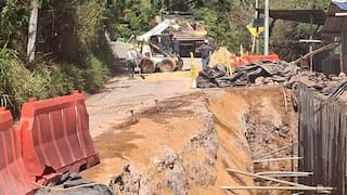 Vía Mesa de Los Santos: intervienen tramo de alto riesgo de deslizamientos