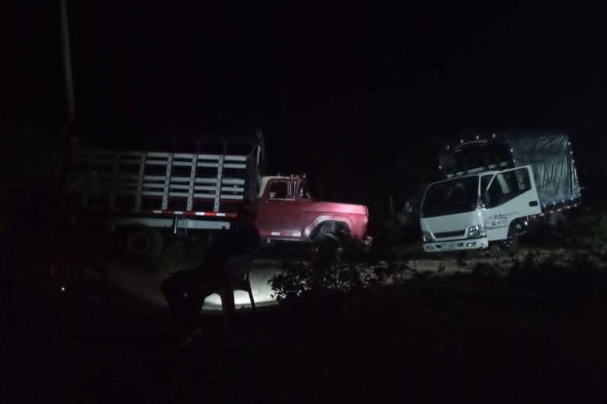 Por una peligrosa carretera se conecta a Bocas con la vereda El Oso de Lebrija.