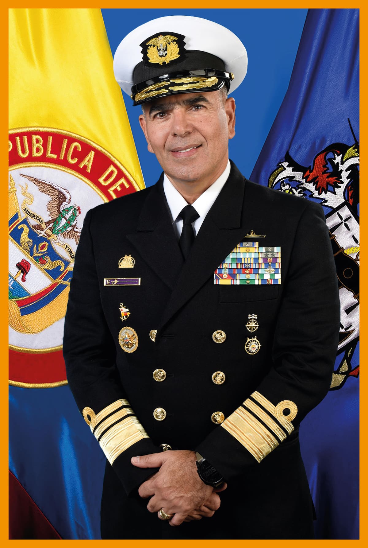 El Vicealmirante Hernando Enrique Mattos Dager, es el más opcionado para ocupar el cargo de Comandante de la Armada Nacional.
