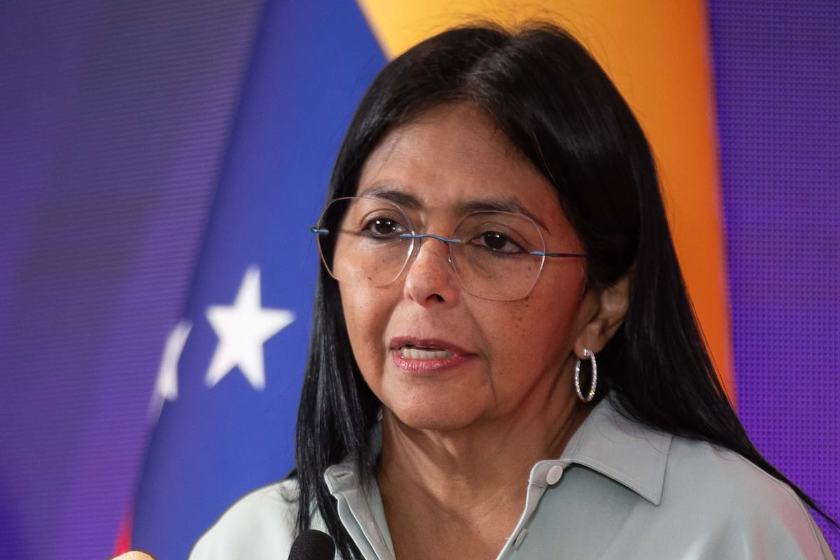 Imagen de Archivo de la vicepresidenta ejecutiva de Venezuela, Delcy Rodríguez.
EFE/ Ronald Pena R