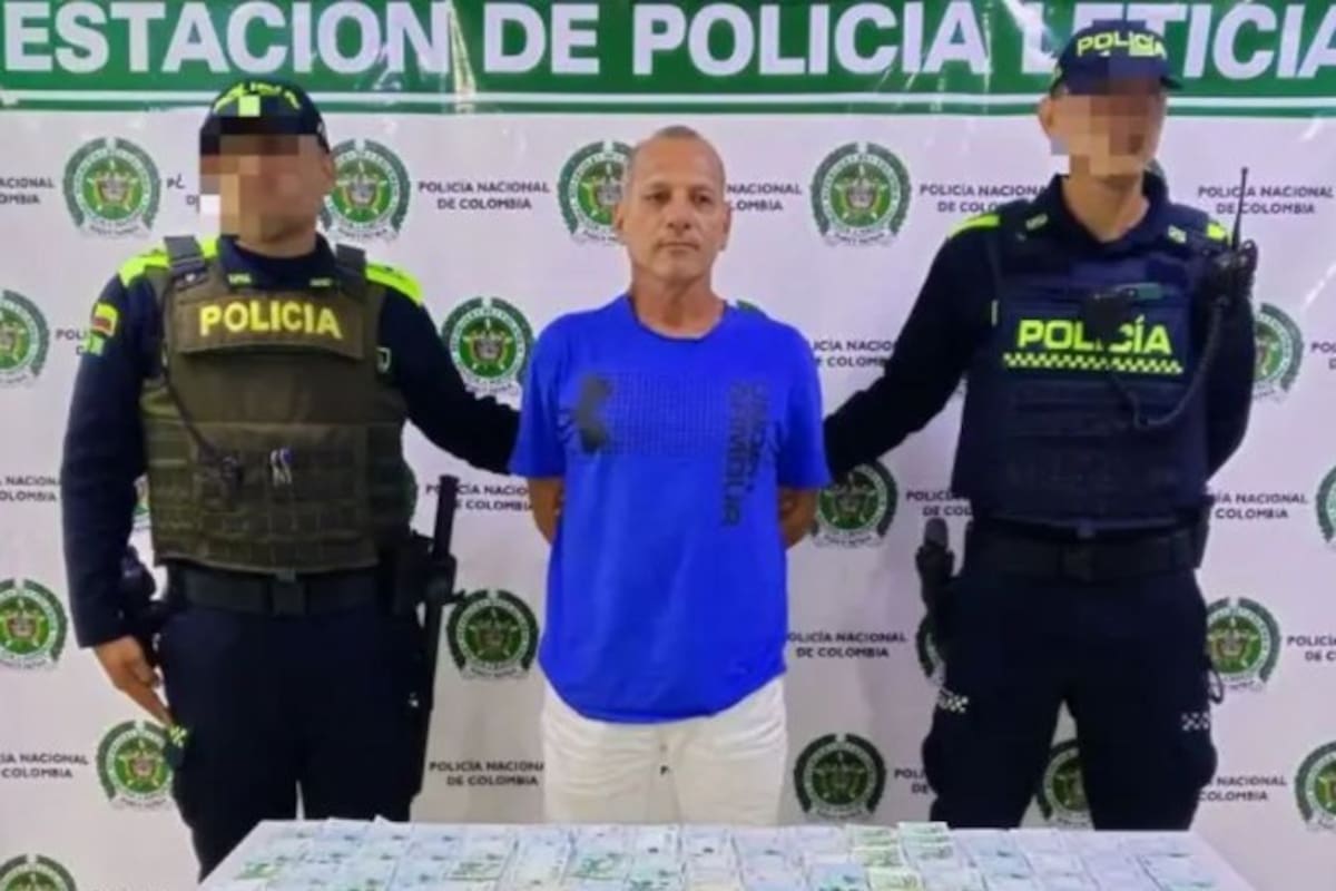 El aspirante a la Cámara Amazonas, Víctor Hugo Moreno, fue capturado y luego dejado en libertad con 15.800.000 de pesos en efectivo.