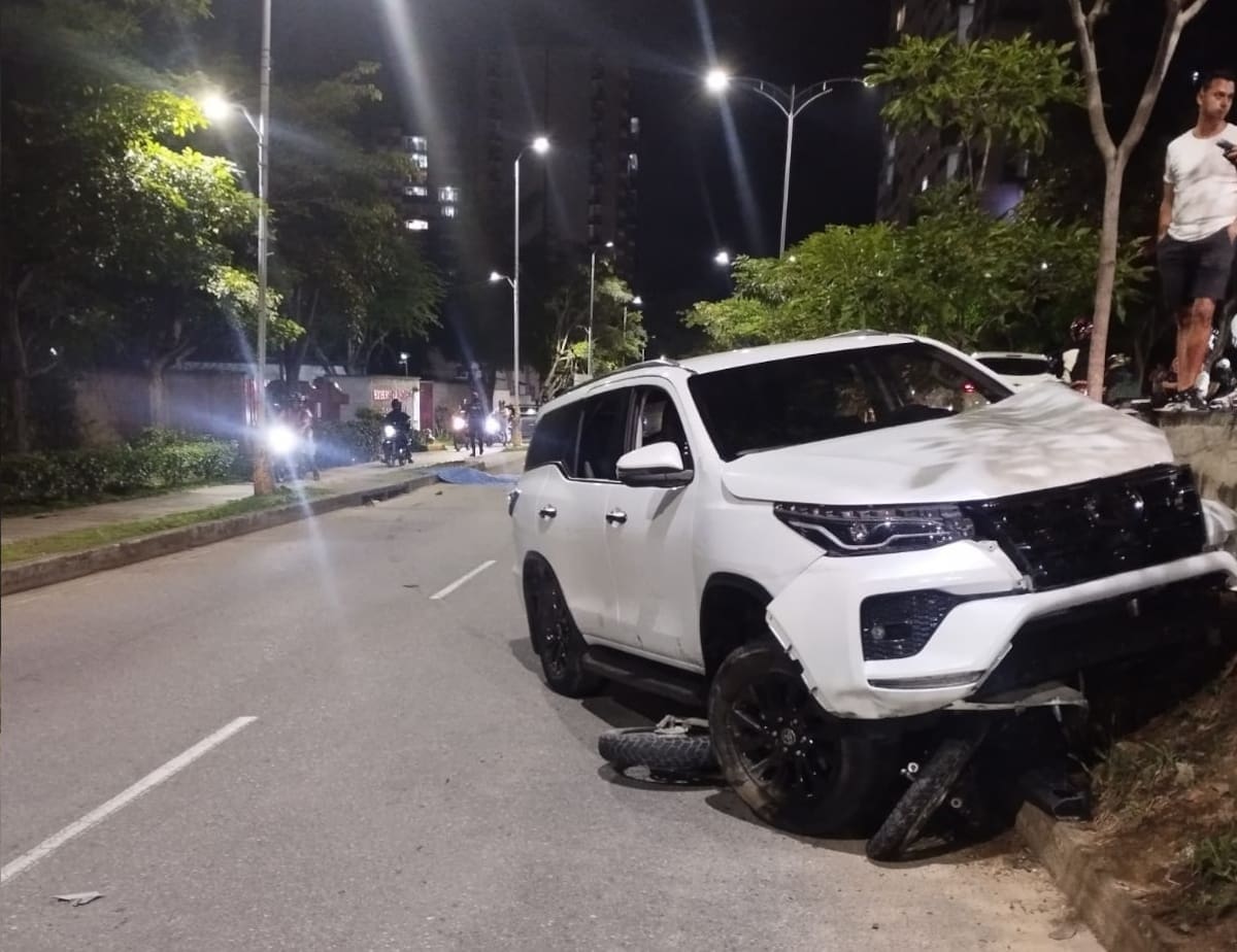 Video: así fue como conductor en aparente estado de embriaguez huyó luego de arrollar y causarle la muerte a Anderson Báez en Floridablanca