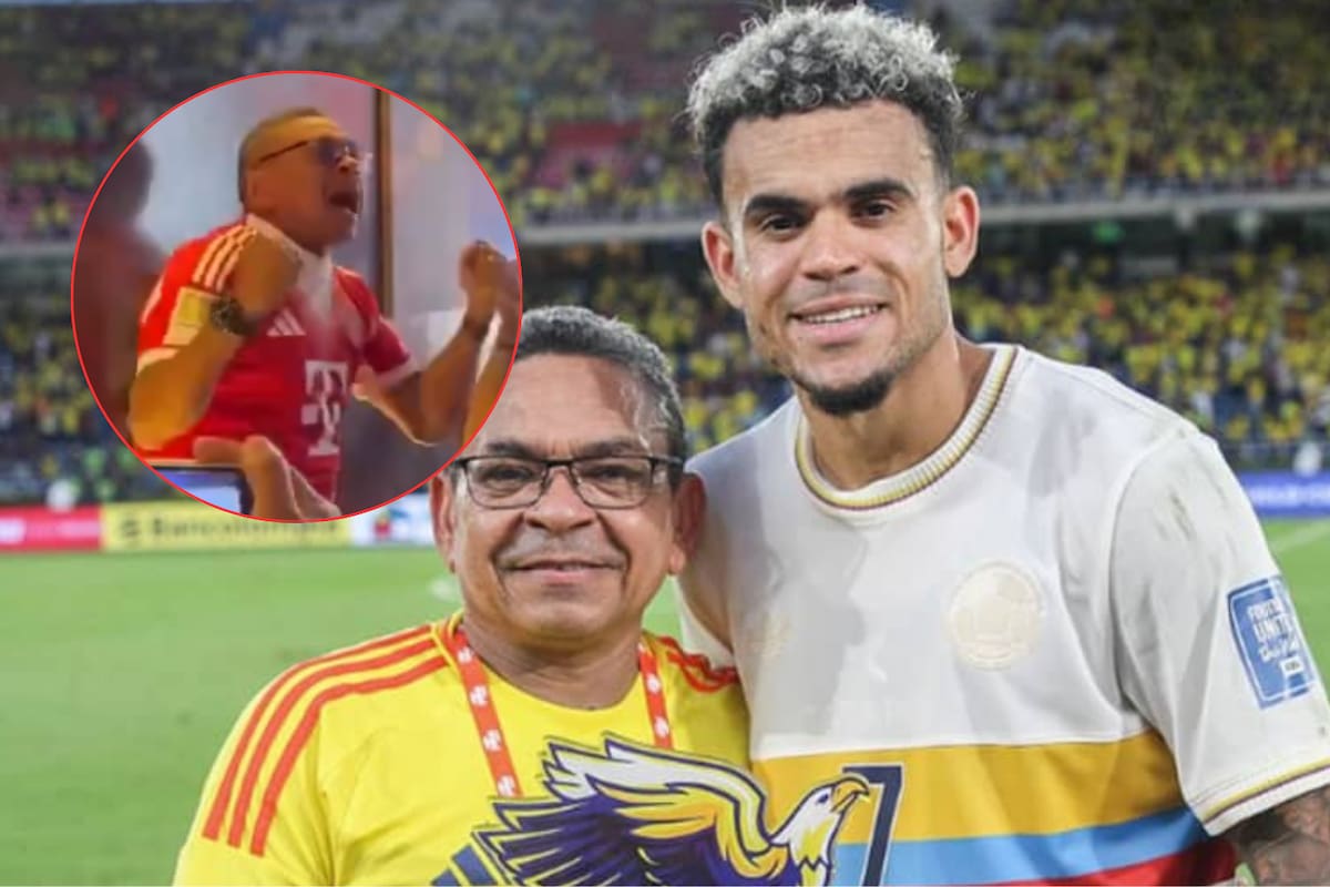 Video: así se volvió loco el papá de Luis Díaz tras el gol que eliminó al Real Madrid y metió al Bayern en semifinales