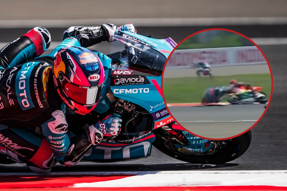 Video: David Alonso sufrió un aparatoso accidente en Moto2, ¿qué se sabe de su estado de salud?. Foto: Aspar/Captura de pantalla