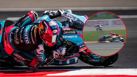Video: David Alonso sufrió un aparatoso accidente en Moto2, ¿qué se sabe de su estado de salud?