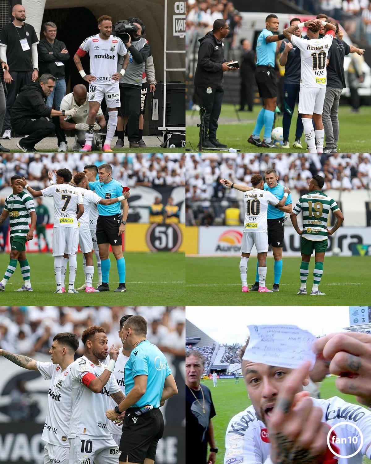 Video: ¡Insólito! Neymar explota en Brasil al ser sustituido por error arbitral